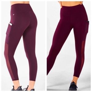 Fabletics- High Waisted Capris w/ side pockets - NEW!